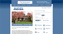 Desktop Screenshot of klevenrealtors.com
