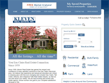 Tablet Screenshot of klevenrealtors.com